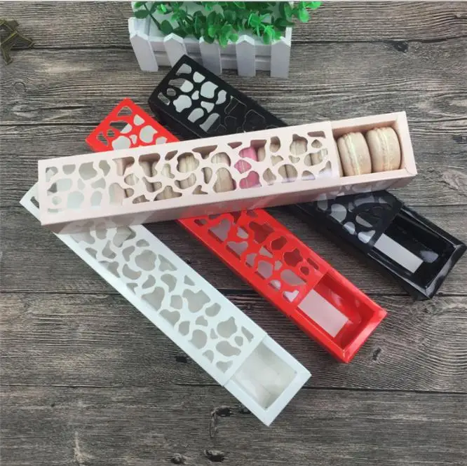 

10Pcs/Set Cookies Packing Box White Hollow Cake Macaron Boxes Container Cupcake Storage Holder Wedding Party Events Favor Gift