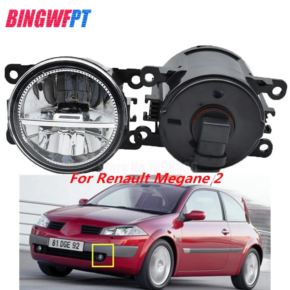 1 пара Высокое качество Supre яркий белый светодиодный противотуманный фонарь для Renault MEGANE Лагуна Kangoo SCENIC THALIA Logan, duster GRAND 1998
