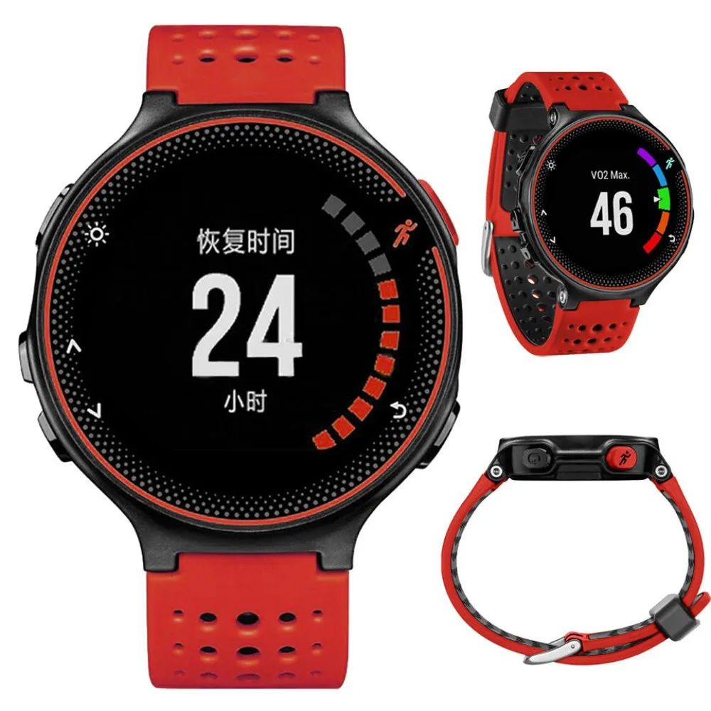 Для Garmin Forerunner 220/230/235/620/630 браслет на запястье заменить спортивный мягкий силиконовый ремешок для наручных часов с браслетом на ремешке; новинка smart аксессуары