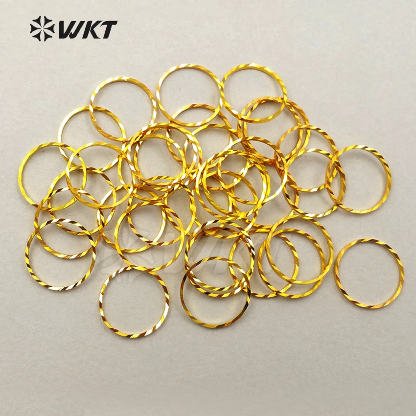 

JF239 WKT модное небольшое круглое кольцо в золотом цвете для женщин ювелирные изделия дизайн фурнитура