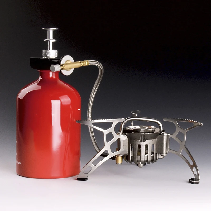 

Portable Camping Stove Oil/Gas Multi-Use Gasoline B urner 1000ml Cooker wind deflector Oil bottle