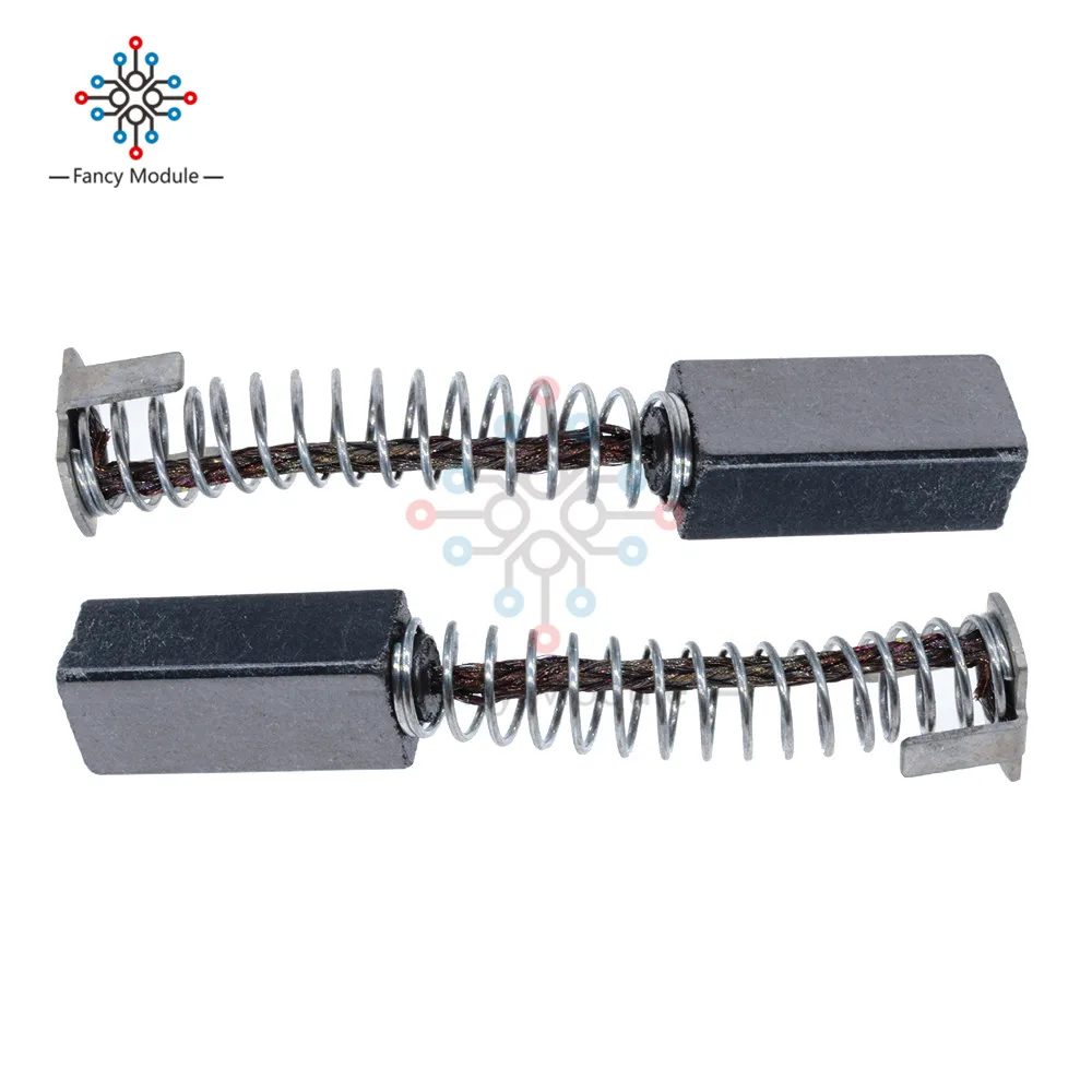 2pcs Angle Grinder Carbon Motor Brushes Repair Replacement 14mm X 6mm X