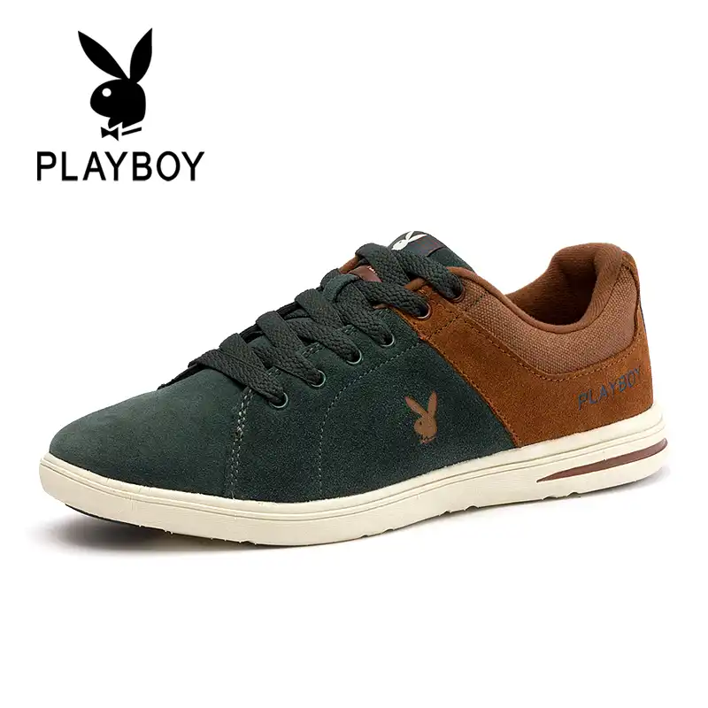 Playboy Pria Sepatu Kasual Sepatu Fashion Sapi Suede Bernapas Cahaya Sepatu Santai Sepatu Kristal Sepatu Printersepatu Memakai Gaun Panjang Aliexpress