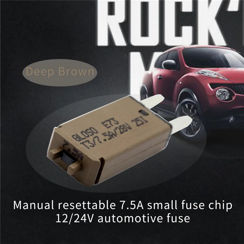 Zelfherstellende Zekering Handmatig Resettable 7.5A Mini Zekeringen 12