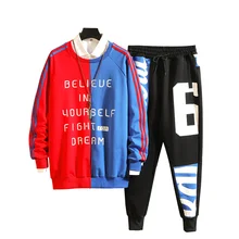 M-3XL 4XL весенне-летний спортивный костюм мужской комплект модный мужской спортивный костюм со штанами шаровары для бега спортивные мужские спортивные костюмы s