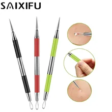 Для удаления угрей, акне иглы, прыщей, удаление акне черных точек полоски для очиститель пор глубокое инструмент для очищения кожи уход за кожей Красота продукты QT39