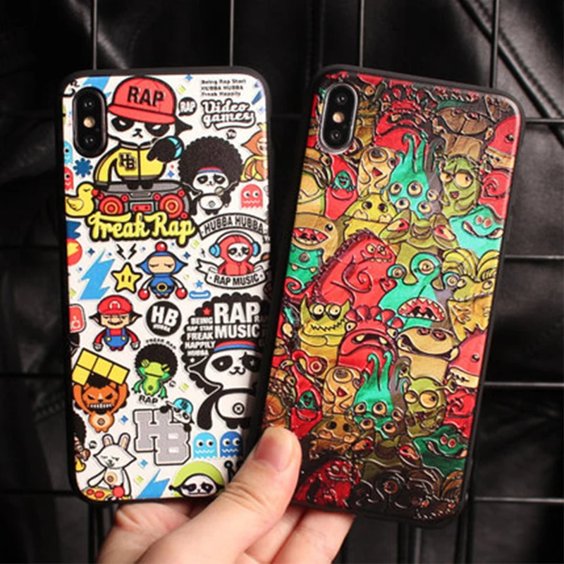 Limitted 3D Print Case for iPhone XS MAX Soft Silicone