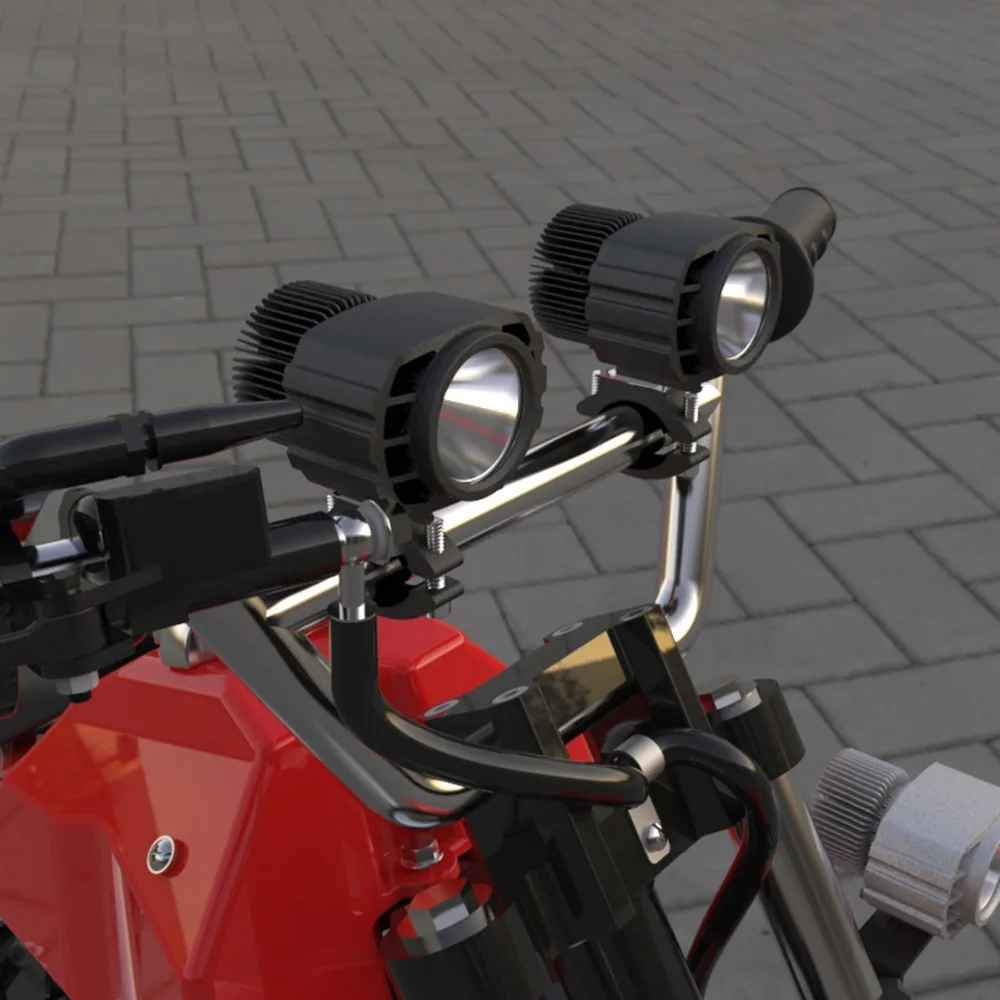 Bosmaa мотоцикл светодиодный фара дальнего света 22 Вт 3200лм koplampen аксессуары Стандартный мото туман DRL фара рабочий свет