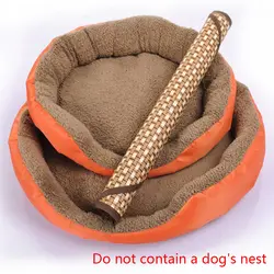 Уютная собака Pet летние дышащие спальные подстилка-кровать щенок кошка собачка охлаждающая Подушка овальная сетка бамбуковые коврики
