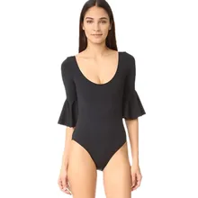 Высокое качество, комфортное сексуальное женское нижнее белье, сплошной цвет, цельный, с коротким рукавом, пляжная одежда для женщин, лето