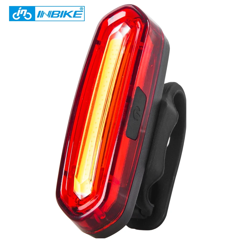 INBIKE New Bike Light Bicycle Tail Light USB Rechargeable Waterproof Cycling Taillights LED COB Warning Lights NX605