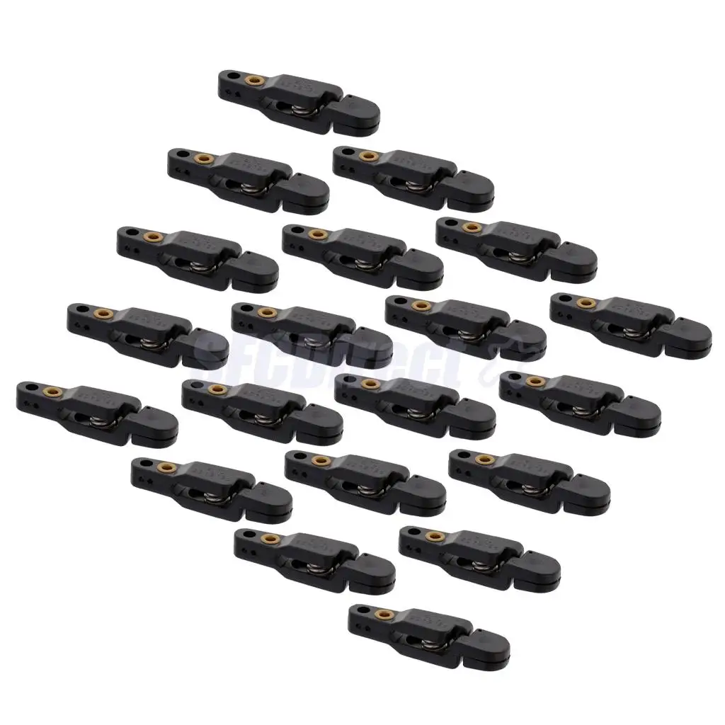 20Pcs Padded Heavy Tension Snap Release Clip Outrigger Downrigger Release Clips for Weight, Planer Board, Kite Offshore