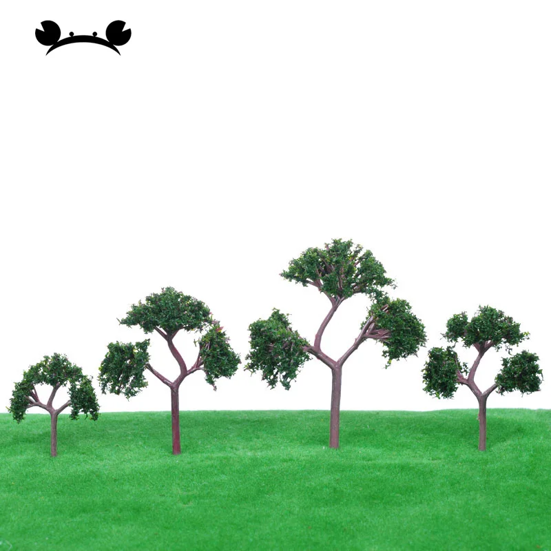 

20Pcs Model Trigeminal Trees Train Scenery Landscape Plastic Architectural Model Supplies Building Kits Toys
