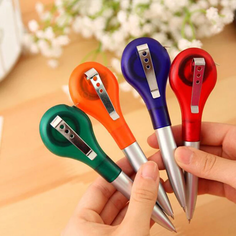 

Tape measure ballpoint pen with measuring ballpoint pen creative stationery tape measure pen life work school supplies