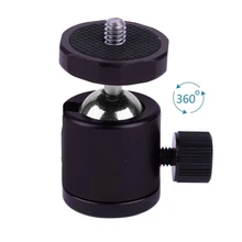 Крепление для штатива головы-металлическая шаровая Головка штатив с 1/4 винт для цифровой Камера компактный DSLR сотовый телефон монопод GoPro