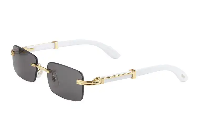 square frameless glasses