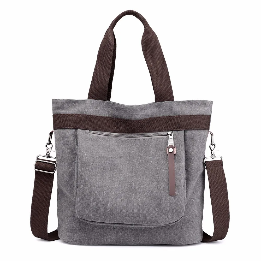 

KVKY New Canvas Bag Vintage Women's Handbags High Quality Casual Female Shoulder Ladies Crossbody Lady Totes Bolsas Feminina Sac