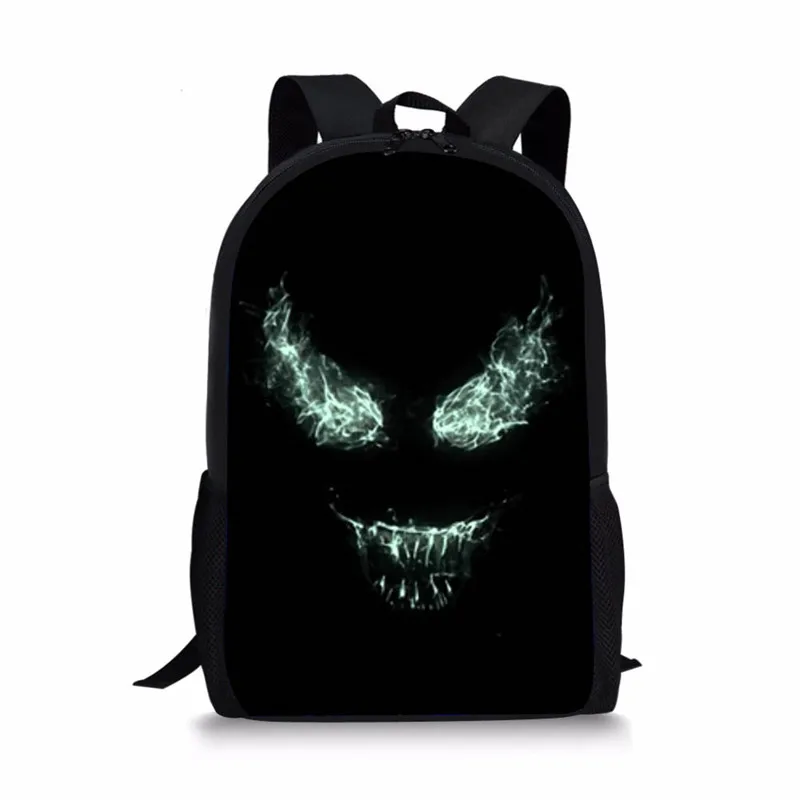 Рюкзак Venom для мальчиков, Большая вместительная сумка для книг, черный мужской повседневный рюкзак, 3 шт., школьная сумка и чехол-карандаш, сумка для мальчиков-подростков - Цвет: L4447C