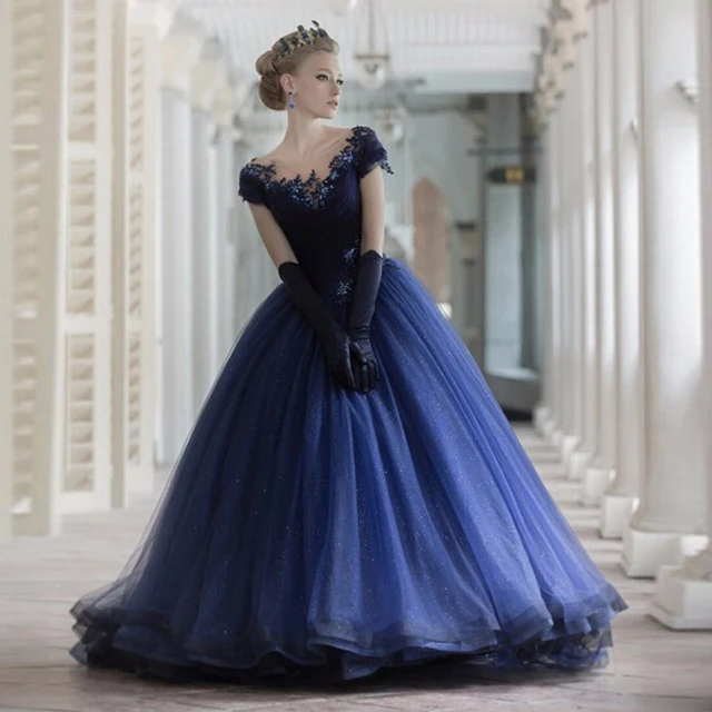 Blue Ball Gowns