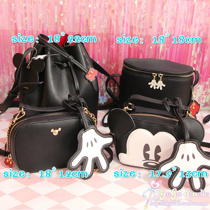 Модная милая сумочка Минни Микки, женская сумка через плечо, сумка через плечо с мультяшным рисунком, сумка-портфель для девочек с Микки и Минни, сумка Bolsos Mujer