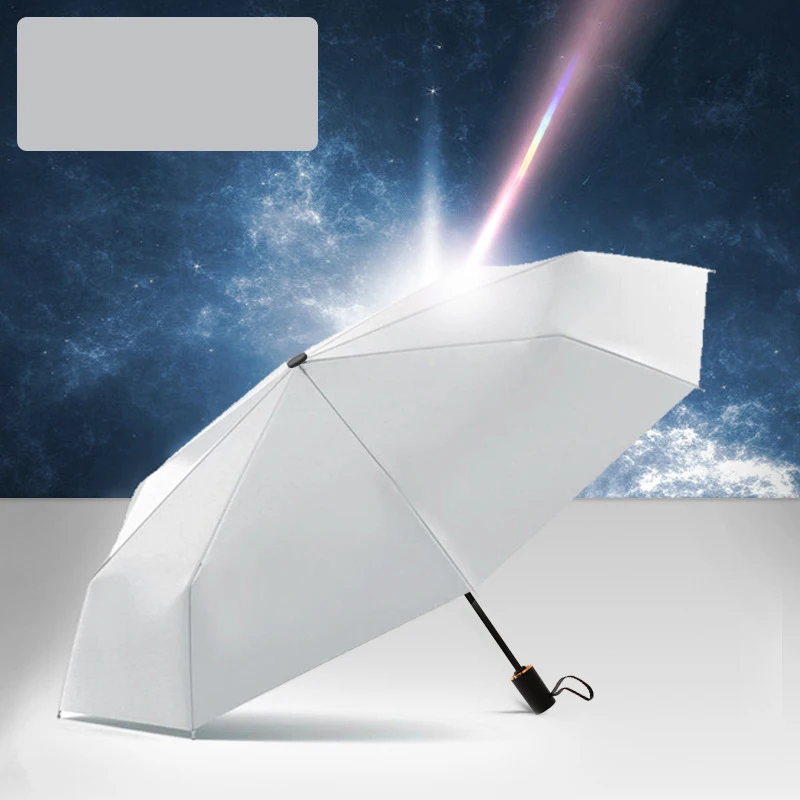 YADA High Quality Titanium Silver Glue Umbrella Rain New Anti UV Double Umbrella Car For Women Windproof Folding Umbrellas YS665