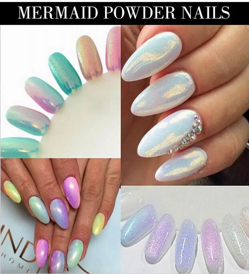 

Mermaid Effect Glitter Nail Art Powder Dust Magic Glimmer Nail Tip Decoration