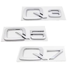 

For AUDI A3 A4 A4L A6L Q3 Q5 Q7 Cover Scratches Badge Decal Car Front Side Truck Lid Emblem Sticker Car Accessories Decoration