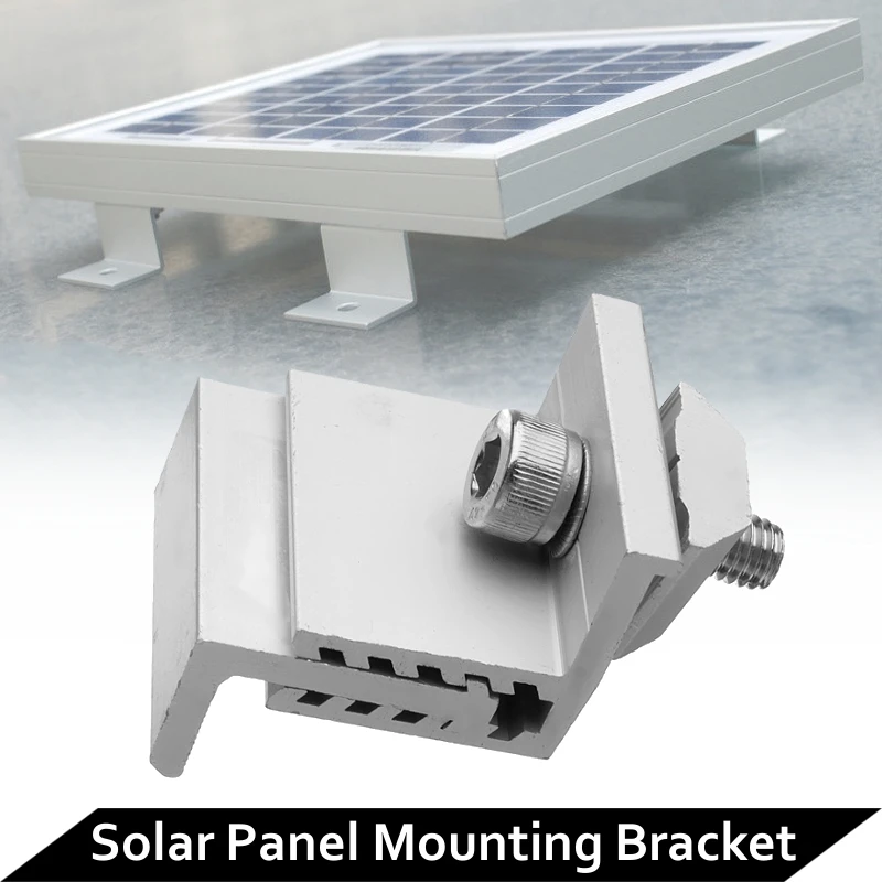 Солнечная скобы для крепления панели фотогальваническая Поддержка 35 мм до 50 мм Одиночная нержавеющая сталь Солнечная система аксессуары