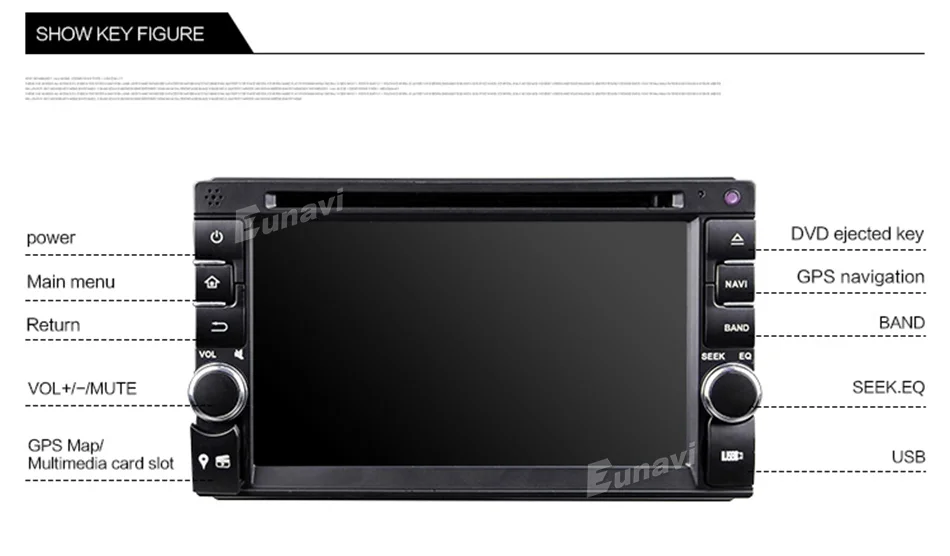 Excellent Eunavi Quad Core Universal 2 Din Android 9.0 Car radio dvd multimedia Player Capacitive Touch Screen Audio Stereo GPS Navigation 28