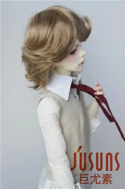 JD075 1/4 BJD парики SD с плавным вырезом кукла парики 7-8 дюймов кукольный парик игрушка кукольный парик аксессуары