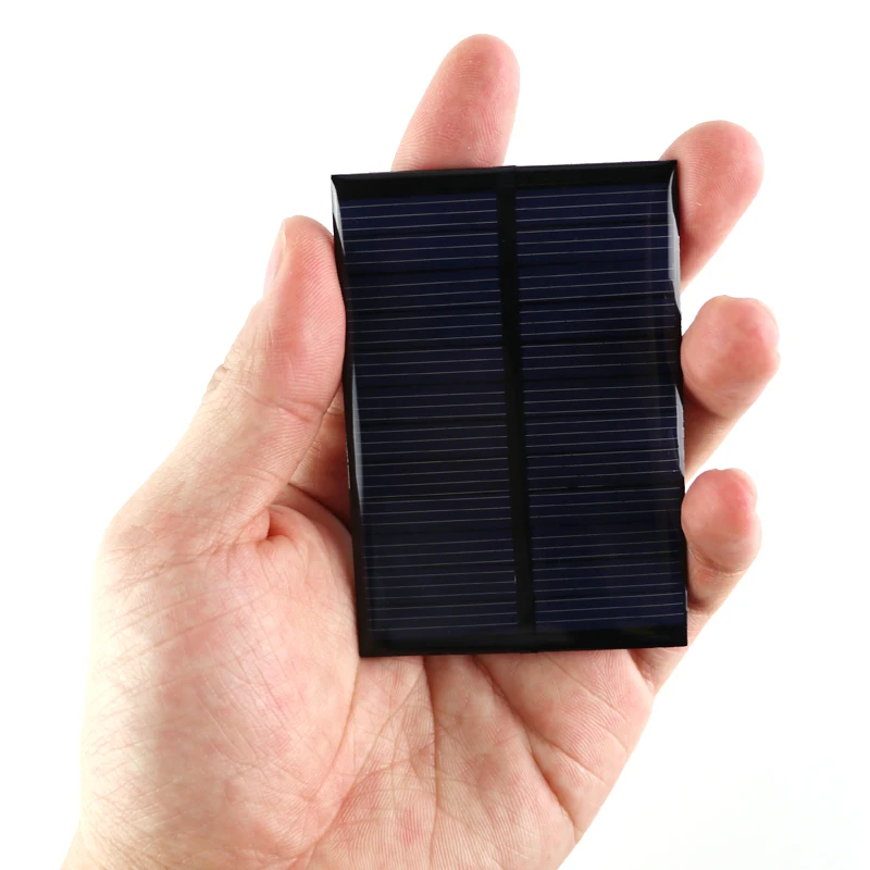 

ANBES Solar Panel Portable Mini 6V 0.6W Solar Panel Power Poly Module DIY Small Cell Charger Solar 80x55MM Emergency Charging