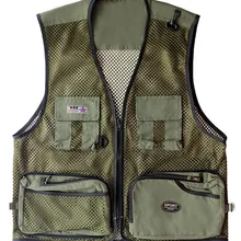 L до 4XL уличный спортивный жилет с множеством карманов, жилет, подходит для рыбалки, охоты, верховой езды, Вес 0,2 кг, супер-светильник, жилет SA-8