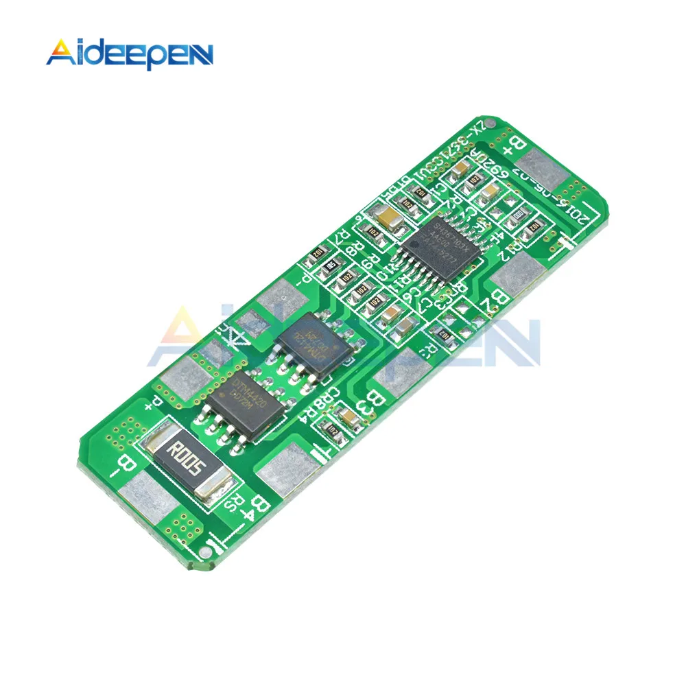 Фонарь 3A 5A PCB BMS защитная плата управления для 4 упаковок литий ионных литиевых