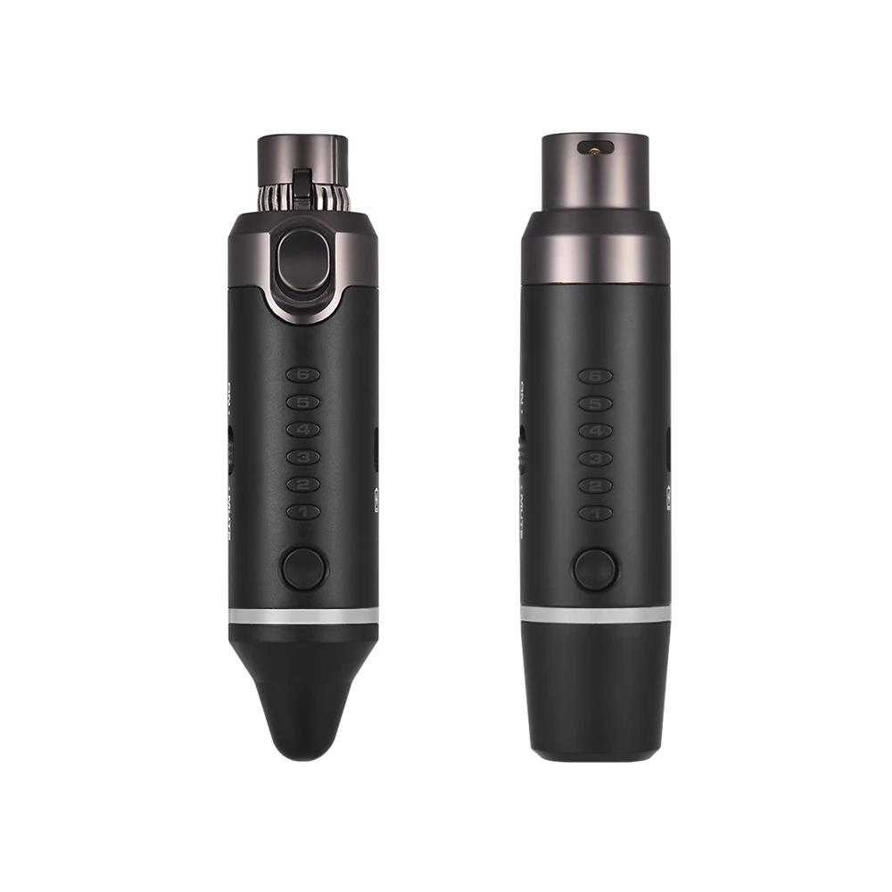 

Compact 2.4G Wireless Microphone Mic System Transmitter&Receiver 6 Channels Connection Built-in Rechargeable Lithium Battery