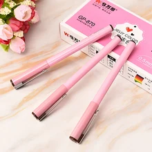 Mirui свежая и простая гелиевая ручка карамельного цвета Милая ручка 0,5 мм черная заправка канцелярские принадлежности для офиса