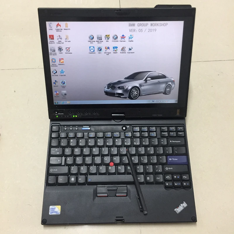 Для BMW icom a2 b c с ноутбуком x200t ПК программным обеспечением 2019 07 ISTA экспертный режим