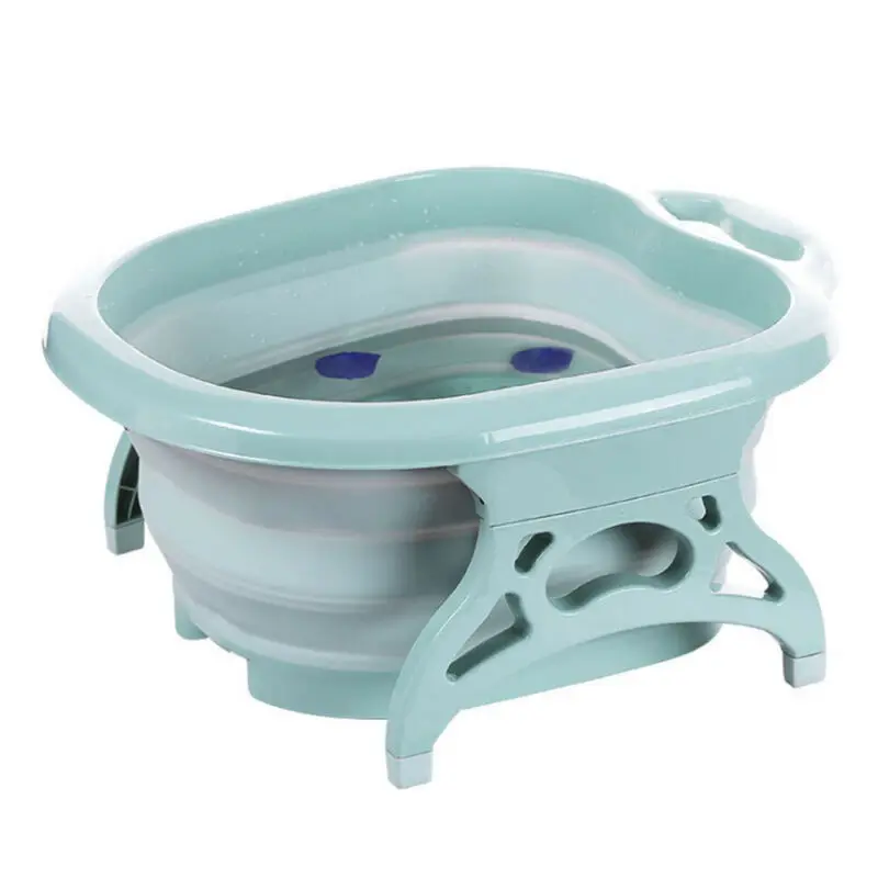 Foldable Foot Spa Pedicure Buckets Hot Water Tub Massage Bath Soak Feet Conair Heat Waterfall New