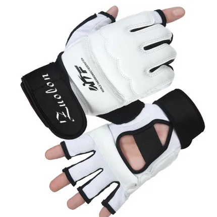 

Half Finger Taekwondo Hand Protector WTF Approved Martial Arts Sports Hand Guard Boxing Gloves Hand Protective Gear