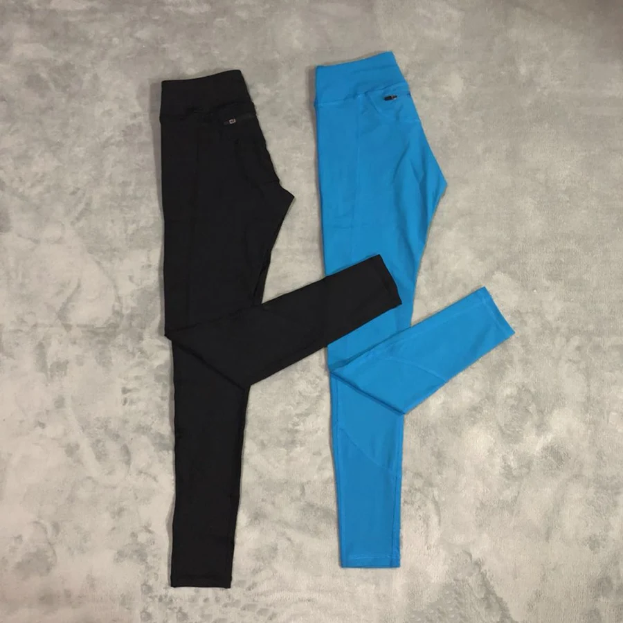 

Women's Back Zipper Pocket Yoga Pants Squat proof Pace Running Leggings Stretchy Gym Tights High Waist Sport Leggings Plus Size