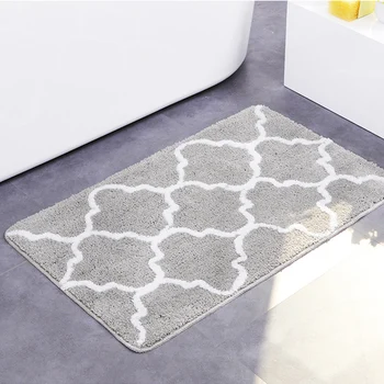 

More Size Anti Skid Ground Mat Microfiber Machine Washable Super Absorbent Bath Mat Carpets for Bathroom Toilet Living Room