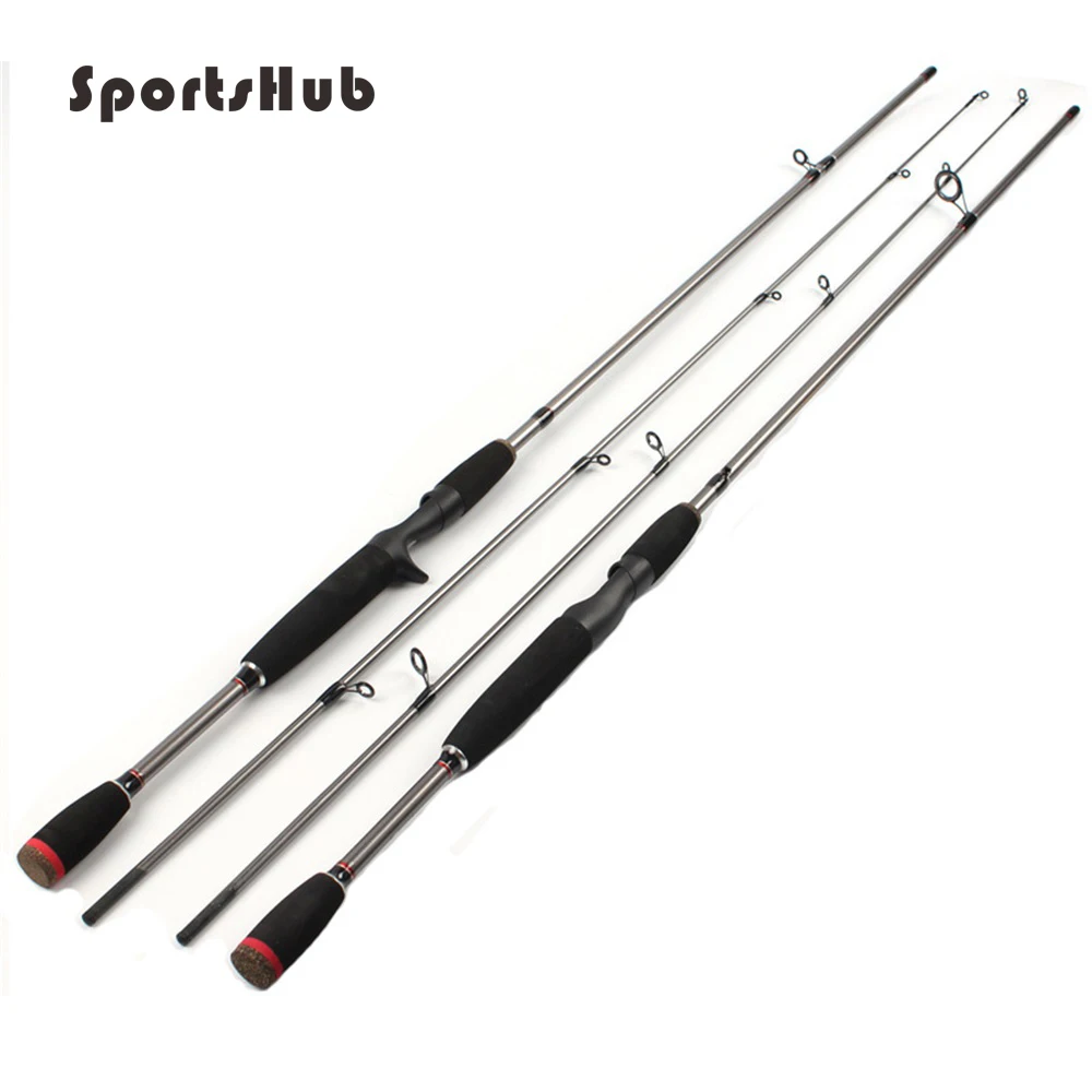SPORTSHUB Resin Fibre Spinning Fishing Rods 1.8M 5.9ft Ultralight Bait