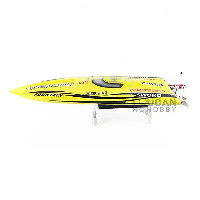 yellow rc boat