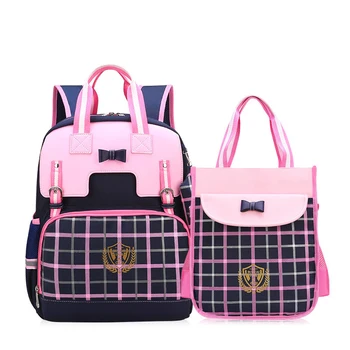 

New Children School Bags Girls British style princess backpack Orthopedic Knapsack kids satchel book bag for grade 1-6 mochila