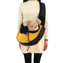 НОВАЯ Портативная сумка на плечо для собак переноска собака мелких пород Рюкзак-переноска для домашних животных собак Сумка-переноска для собак дорожная сумка для домашних животных 5 цветов