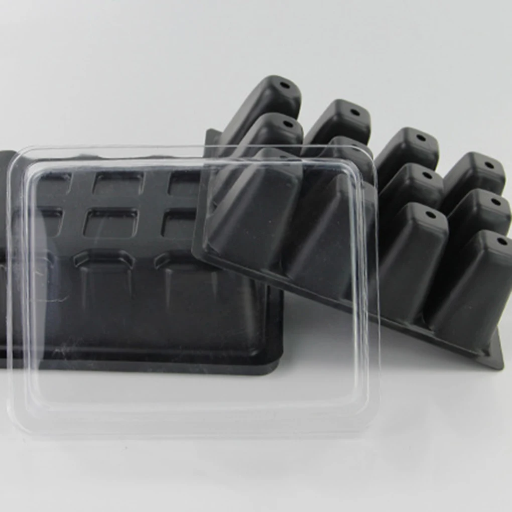 6/12 Cells Seed Tray Grow Box Nursery Pot Seedling Starter Germination Kit with Dome Plant Tags for Flower Garden