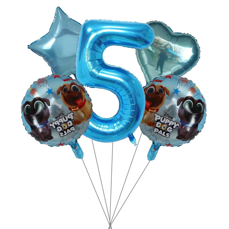 Новинка, 5 шт./лот, воздушный шар для щенков, собак, приятелей, 32 дюйма, воздушный шар с цифрами, для малышей, для первого дня рождения, украшения для вечеринки, игрушки для детей, вечерние шары для собак - Цвет: 11