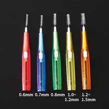 20 шт межзубная щетка Выдвижная межзубная щетка корректирующие скобки