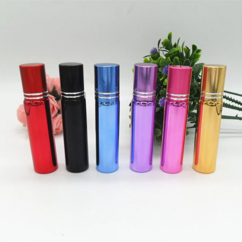 Hot sale 3 x 10ml Roll on perfume bottle 10 ml advanced essential oil roll small glass roller container | Красота и здоровье
