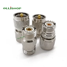 4 шт. N Male/Female to UHF PL-259/SO-239(штекер/Джек) прямой РЧ коаксиальный разъем с адаптером комплект