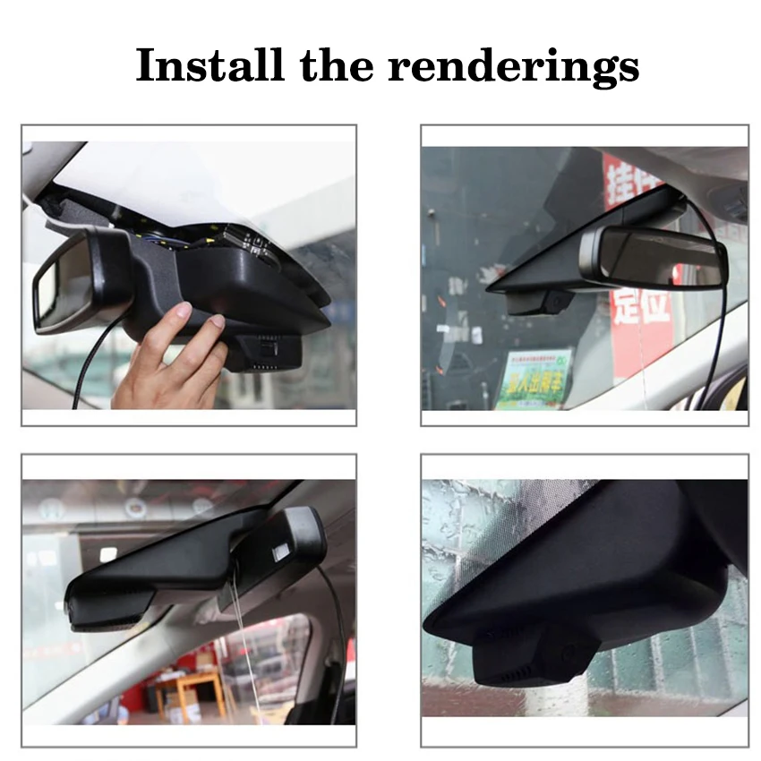 

For Ford Mondeo 2015 Driving Recorder Video Recording Dash Camera Full HD 1080P ovatek 96658 Night Vision+Superior quality